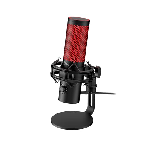 配信機器・PA機器・レコーディング機器 HyperX QuadCast  HX-MICQC-BK HyperX HyperX QuadCast USB Condenser Gaming Microphone