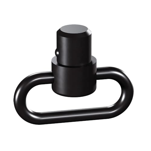 SAKO S20 QD Sling Swivels 2-Pack, Quick Detach, Black Steel Construction, Flush Cup Interface (S530207774)