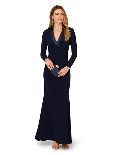 Image of Adrianna Papell Women's Tuxedo Long Dress