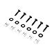 Hooke Road TJ Hardtop Bolt & Nut Replacement Kit for Jeep Wrangler TJ 97-06 - Set of 6