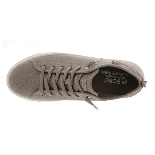 Bobs Copa - Canvas Faux lace up Sneaker with Terry Lining