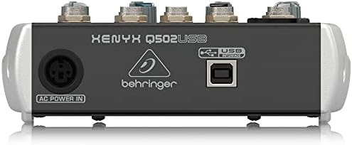 Behringer Xenyx Q502USB USB Audio Mixer