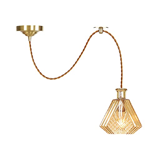 Lampes Suspendues Avec Abat-Jour En Verre Pour Éclairage Doux