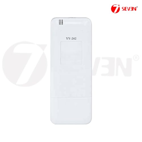 Image of 7SEVEN Compatible with Carrier Air Conditioner Remote Control Model 242 Suitable for Split and Window 1 | 1.5 | 2 Ton AC - Match Remote Keys Exactly to Replicate Genuine Remote Function