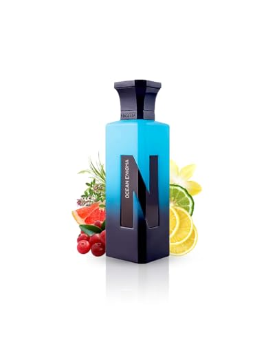 Image of NASEEM Ocean Enigma Eau de Parfum 75 ml - Unisex Fragrance for Men and Women with Fresh Citrus, Spicy, and Woody Notes - Ideal Scent for Special Occasions, Refreshing Aroma