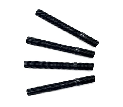 OMP JEU 4 GOUJONS DE ROUES DE VOITURE M12X1.25 LONG 100MM