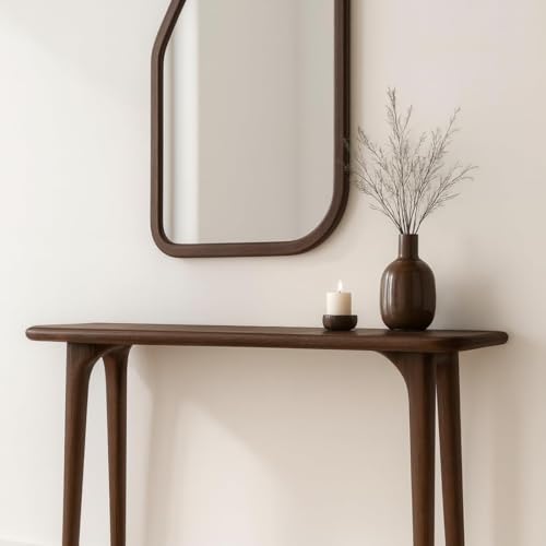 Image of 80cm Long Wooden Console Table for Living Room | Side Entrance Table for Home (80 * 30 * 77 Cm)