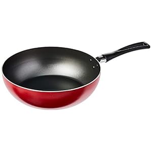 Wok Garlic, 24 cm, Vermelho, Brinox