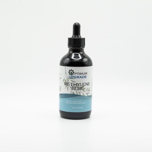 Optimum Upgrade OU Methylene Blue 1% | USP-Grade | Third-Party Tested Brain Health Dietary Supplement | 50ml Glass Dropper Bottle | No Formaldehyde (4 oz)