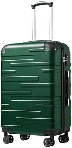 Coolife Hardside ABS Luggage, TSA Lock, Spinner Wheels, 24in Chec...