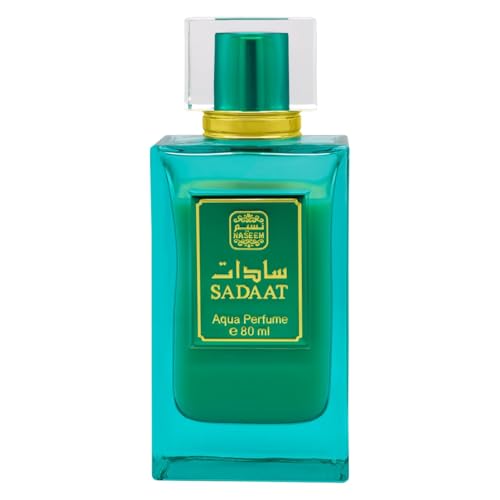 Image of NASEEM Sadaat Aqua Perfume 80ml - A Fresh and Elegant Eau De Parfum for Men & Women - Features a Subtle Tone with Long-Lasting Fragrance Perfect Special Occasions