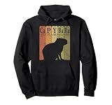 Capybara Periodic Table Elements Capybara Retro Rodent Pullover Hoodie
