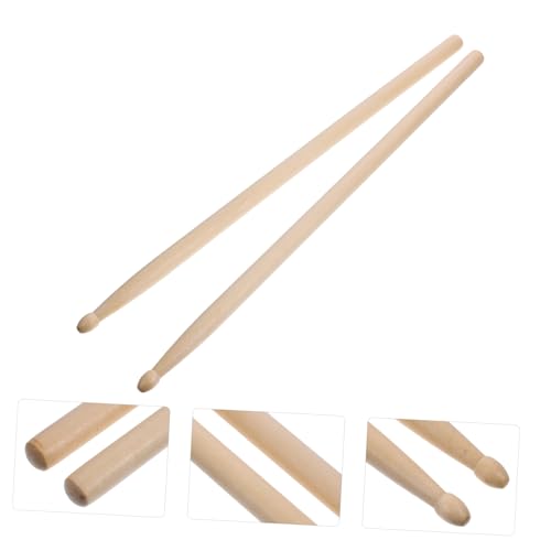 Baquetas de madera HANABASS 5A, 6 pares, para práctica y principiantes, para batería y percusión miniatura 5