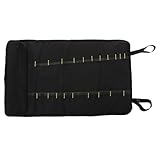 STAHAD Bolsa Enrollable de Chef 22 Ranuras Tela Oxford Reforzada Bolsillo Cierre Asa Ergonómica Adecuado para Organizar Cuchillos y Cubiertos en Cocina y Exteriores