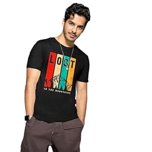 Bewakoof Men’s Graphic Print Regular Fit Half Sleeve Round Neck Cotton T-Shirt