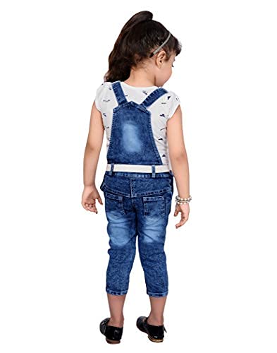 Denim Dungaree for Baby Girls 