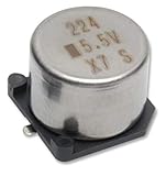 KEMET FCS0H224ZFTBR24 (Price/TC) Super Capacitor, +80%; Lead SPACING:-; Lifetime @ Temperature:1000 Hours @ 70C; Capacitor CASE/Package:Radial CAN - SMDROHS COMPLI, 0.22F, 5.5V, SMD; CAPACITANCE:0.2