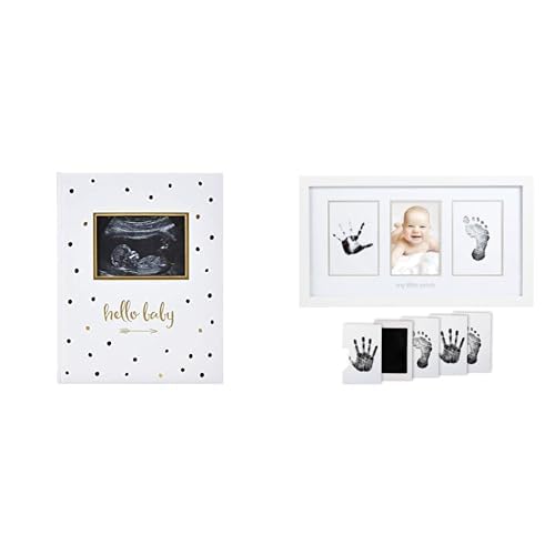 Pearhead Essential Baby Keepsake Bundle - Memory Book & Handprint Kit