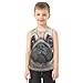 IRYULJX Boys Tank Top Shirts Cute Pug Dog Animal Sleeveless T-Shirts Crew Neck for Kids Clothing Children 7-8Y