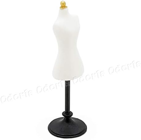 Odoria 1/24 Dolls House Mannequin Miniature Dress Form Dollhouse Accessories, White