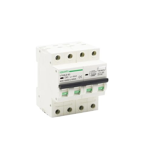 Disjoncteur différentiel YT65LE-63 haute performance 4P 63A 400V