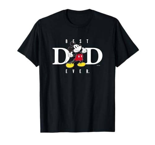 Disney Mickey Mouse Best Dad Ever Thumbs Up Father's Day T-Shirt