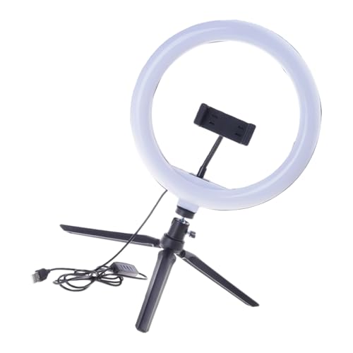 Lampe de pneu LED portable avec trépied et support téléphone pour studio