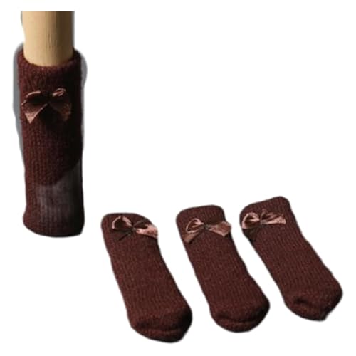 Chaussettes de chaise blanches pour protéger vos sols en bois pendant les repas