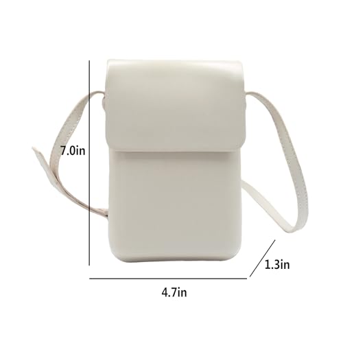 Women's Fashion Candy Color PU Leather Crossbody Bag with Pressure-Shell Design,Small Square Cell Phone Purse Shoulder Handbag4