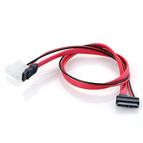 Image of 7 + 6 Pin Slimline SATA Cable for Slim Laptop SATA DVD CD-RW Drive 13 pin Sata + Power Adapter Cable Wire for Notebook Optical Drive