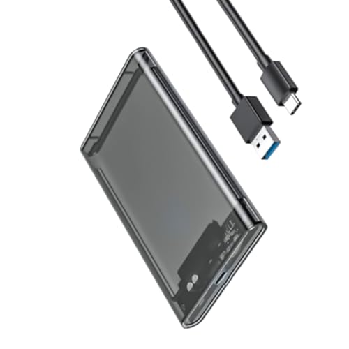 2.5Inch Hard Disc Enclosure per ampio uso Non necessita di configurazioni di strumenti Supporta più sistemi operativi grigio