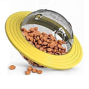 Petlicious & More® Tumbler Treat Ball, Pet Dog Food Feeder Tumbler Toy, Puppy Tumbler Leakage Food Dispenser Multifunctional Chew Interactive Play Toys for Dogs Feeding (Colour May Vary) (B09MLSJS6H) Amazon Price History, Amazon Price Tracker