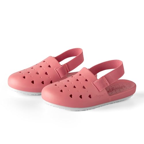 Slingers Juvenile Kids Water Shoe Mule Slingback - Girls Pool Slide/Washable Sandal Flats.