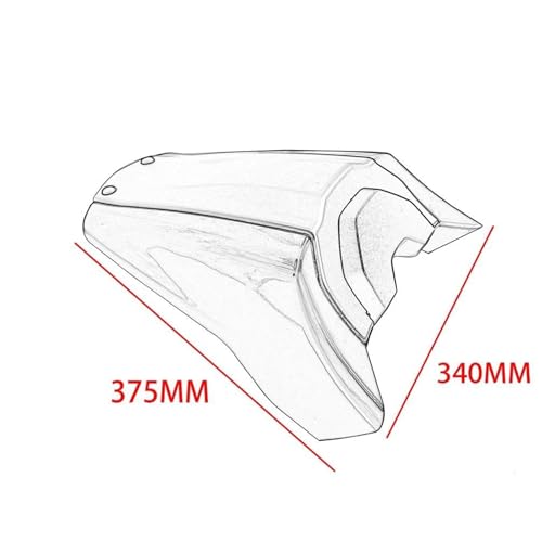 Carénage solo CB1000R capot de selle aérodynamique rigide - 2