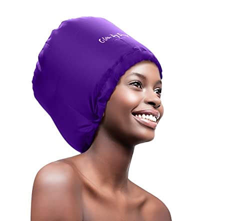 Glow By Daye Bonnet Hood Hair Dryer Attachment, At Home Hair Dryer Hood For Hand Held Hair Dryer, Extra-Large, Purple #TOP4