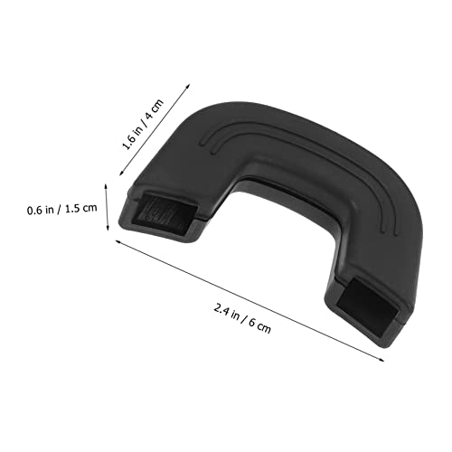 Luxshiny 4Pcs Alça De Panela Conjunto De Orelhas Porta-Panelas De Ferro De Silicone Capa De Alça De