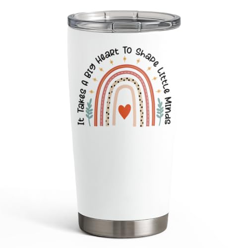 SANDJEST Teacher Tumbler 20oz Insulated Mug