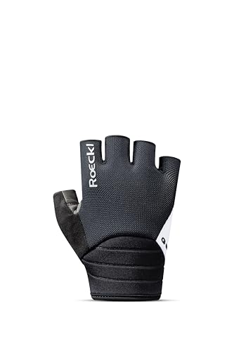 Gants de vélo Roeckl Itamos 3 de haute précision en noir et blanc taille 10