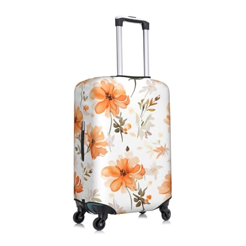 Cute Cartoon Flowers Travel Luggage Cover for Suitcase Anti-Scratch Fashion Suitcase Protector Washable Elastic Baggage Covers Fits 25-28 Inch Luggage for Travel Beach Holiday2