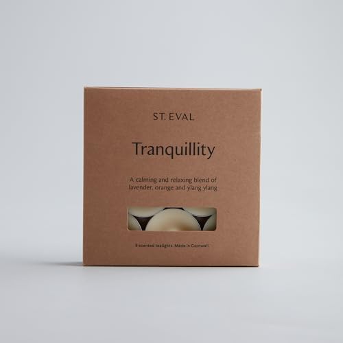 St Eval Natural Scented Tealights x 9 Tranquility Amazon.co.uk