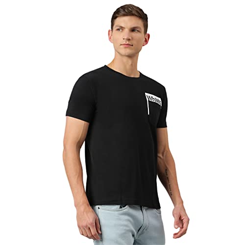 Image of Thomas Scott Men's | Solid | Half Sleeve | Slim Fit | 100% Cotton | Round Neck | Casual Tshirt