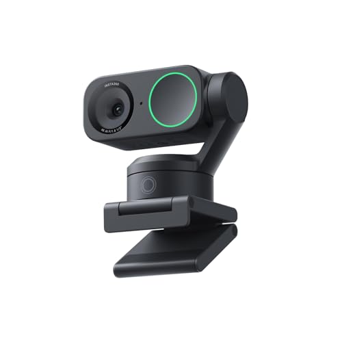 Insta360 Link 2 - PTZ 4K Webcam for PC/Mac, 1/2' Sensor, AI Tracking, HDR, AI Noise-Canceling Mic,...