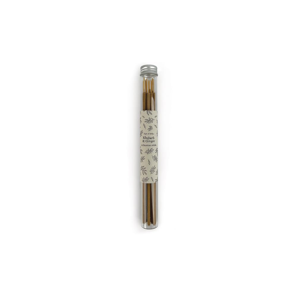 East of India Rhubarb & Ginger Incense Sticks Pack of 10
