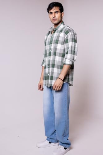 Image of Men's Regular Fit Reversible Checkered Shirt