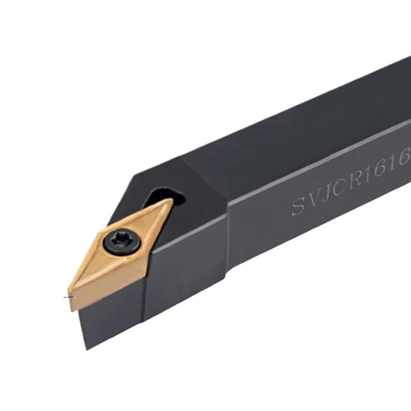 1pc Lathe Tools 16mm SVJCR-2020K11 External Turning Tool Holders Lathe Cutter Metal Internal Rod Industry Tungsten Round Bar(SVJCR-1212H11)