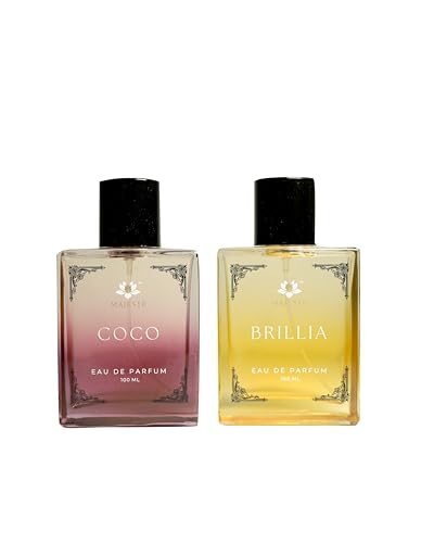 Image of Premium Perfume Gift Set for Women 2 X 100ml (1 Coco & 1 Brillia) | Luxury Long-Lasting | Perfume For Women