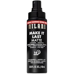 Milani Setting Spray + Primer, Make It Last Matte- Oil Absorbing Charcoal Formula to Control Shine, Matte Finish Setting Spray for Makeup and Primer for Oily Skin, Prime +Correct + Set, 2.03 Fl. Oz