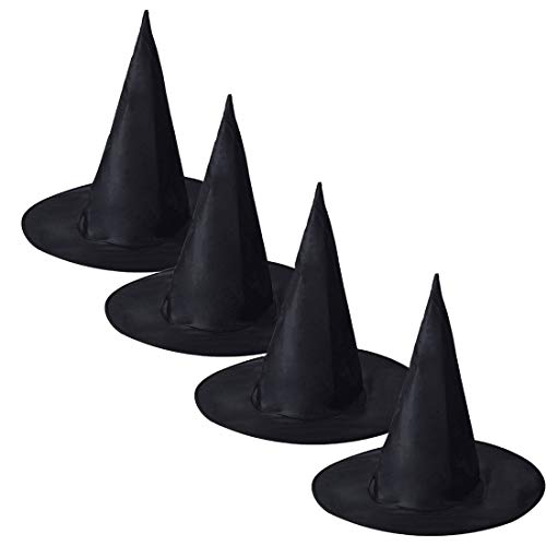 4 Pieces Halloween Witch Hat, Halloween Costume Decoration, Halloween Costume Party Accessories