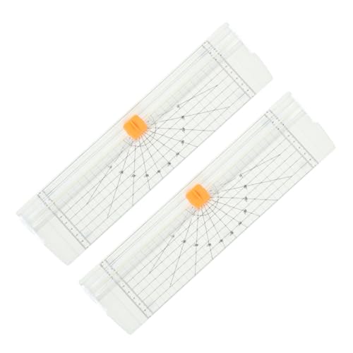 GALPADA 2個コン 裁紙刀 折りたたみ定規付き精密ペーパー ー 写