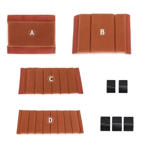 4PCS Camera Bag Case Insert Partition Divider Shock-Proof & Anti-Collision Cameras Lens Protective Separator Pad Set